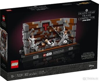 LEGO Star Wars 75339 Drtič odpadků Hvězdy smrti diorama