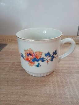 Retro hrnek, starý hrneček, znak dole