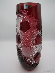 vázy barevný křišťál frost