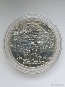 Stříbrná mince LADA 1987