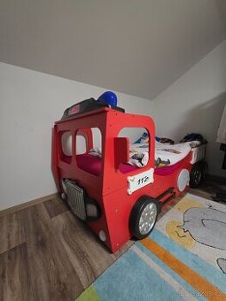 Dětská postel hasiči