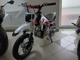 KAYO pitbike TS 90 12"/10" el. startér černo-oranžovo-bílá