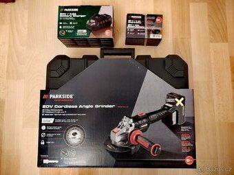 Aku úhlová bruska Parkside PWSAP 20-Li G7 - Nová