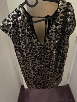 Třpytivá dámská halenka nová vel. 12 / 40