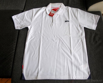 Tričko Slazenger, Bílé triko, [L]