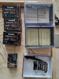 RC radio FutabaFX 30, 2,4GHz, Fasst + 6x přijímače Futaba
