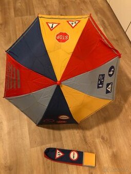 dětský deštník dopravní značky