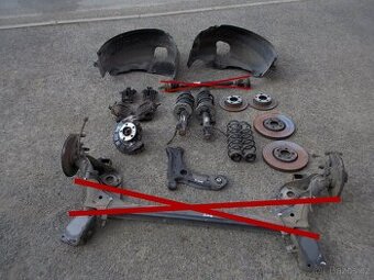 Díly podvozku Rapid 1.2TSI 77kw