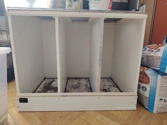 Dřevěné 3 terárium