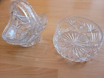 BROUŠENÁ MÍSA BOHEMIA CRYSTAL+ košík