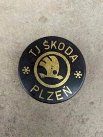 Starý puk TJ Škoda Plzeň. Krásný stav - 1