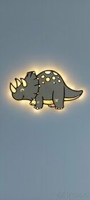 Dětská lampa dinosaurus, nad postýlku nebo zeď