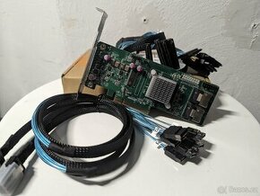 HBA SAS/SATA 9211-8i (připojení až 8 SATA/SAS disků)