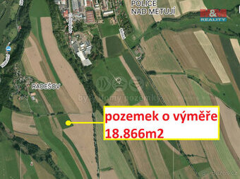 Prodej louky, 18866 m², Police nad Metují Radešov