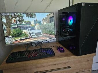 Herní pc i5-4590 16gb ddr3 GTX960 2gb lcd 27" full hd GTA5