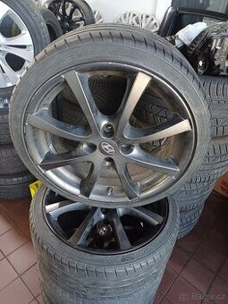 ALU KOLA BORBET+LETNÍ PNEU R17 HYUNDAI 4X100