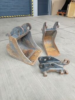 Hydraulický rychloupinak + lžíce na minibagr verachtert cw05