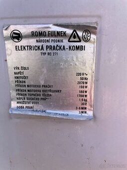Elektrická pračka KOMBI
