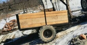 Prodám brzdenú vlečku/vlek za malotraktor/jeep
