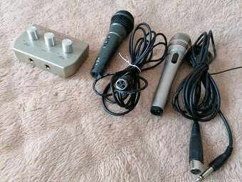 Karaoke set s 2x mikrofony XLR / Jack konektor - 1