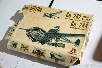 model letadla a auta Gotha GO 242/244  1/72 od Italeri - 1