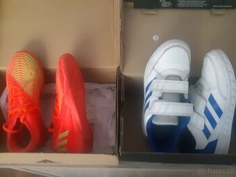 Adidas dvoje boty- Predator a volnočasové