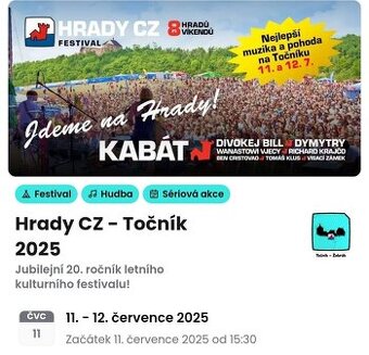 HradyCZ - Točník 4x Sobota