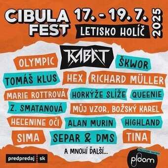 CIBULAFEST 17.7-19.7.25 permanentka