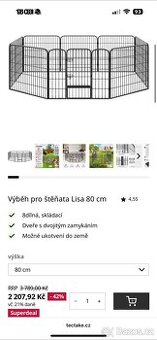 Ohrádka pro štěňátka
