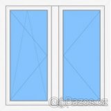 PLASTOVÉ OKNO OS+O 150X150CM STULP BÍLÉ