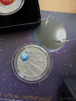 Stříbrné 1oz mince Mléčná Dráha plus kniha od ČM vše 100