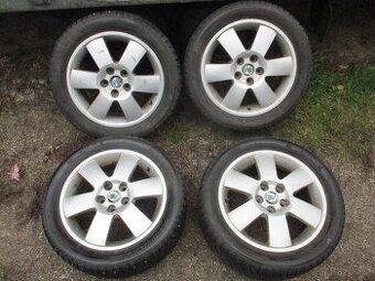 Alu kola 5x100 R15 pneu zimní 195/50 R15