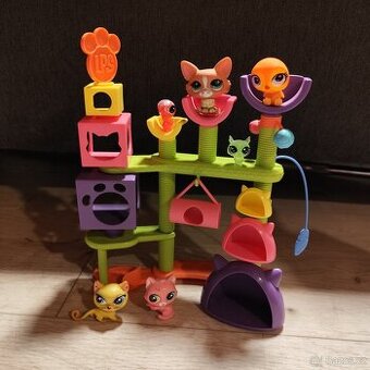 LPS littlest petshop domeček a zvířata