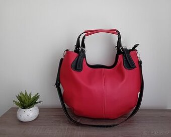 Leather dámská velká hobo kabelka kožená nová