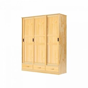 Dřevěná skříň 3dveřová ONIX posuvné dveře