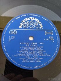 LP - Vítězný Únor 1948.  25. výročí gramodeska 2x