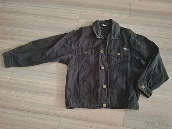 Černá džínová bunda vel. 140