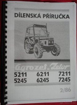 Zetor 5211-7245 dílenská příručka