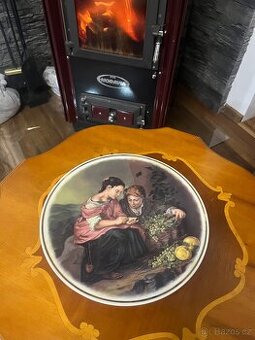 Starožitný okrasný talíř