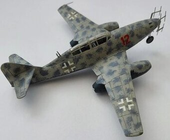 Messerschmitt Me 262 model Luftwaffe 1:72 Noční stíhač