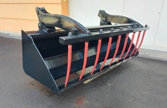 Lopata s pridržovačem pro teleskop, krokodíl na hnoj traktor