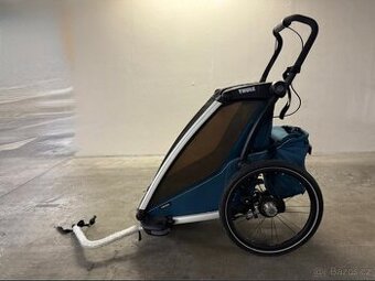 Thule Chariot Cross 1 + bohaté příslušenství – TOP stav