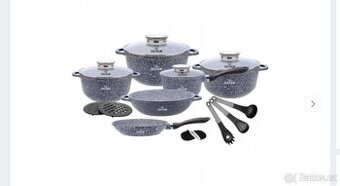 Zilner Sada mramorových hrnců 17ks ZL-7215, indukce