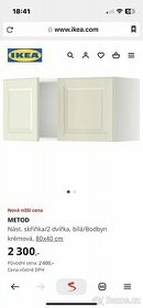 METOD - 2x skřínka 80x40, 1x skřínka 40x40