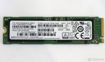 NVMe SSD disk Samsung SM961 256GB - zánovní