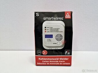 NOVÝ Detektor / hlásič oxidu uhelnatého Smartwares