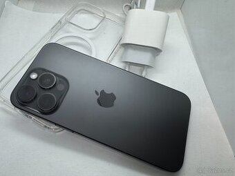 iPhone 15 PRO MAX 512GB Black,baterie 100%, záruka, faktura