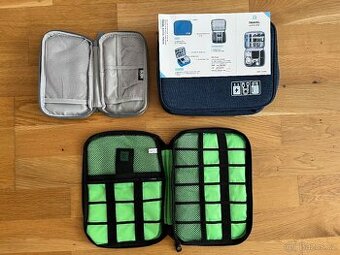 Pouzdra / Organizer na kabely 3x - nepoužité, i po částech