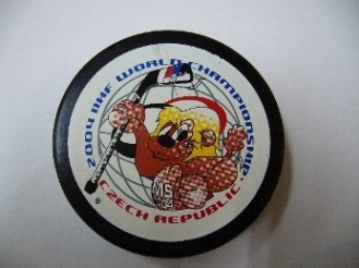 Hrací puk MS2004 Czech Republic IIHF