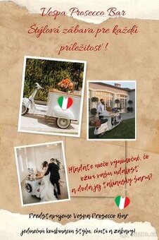 Jedinečný Prosecco bar na Vespe – - 1
